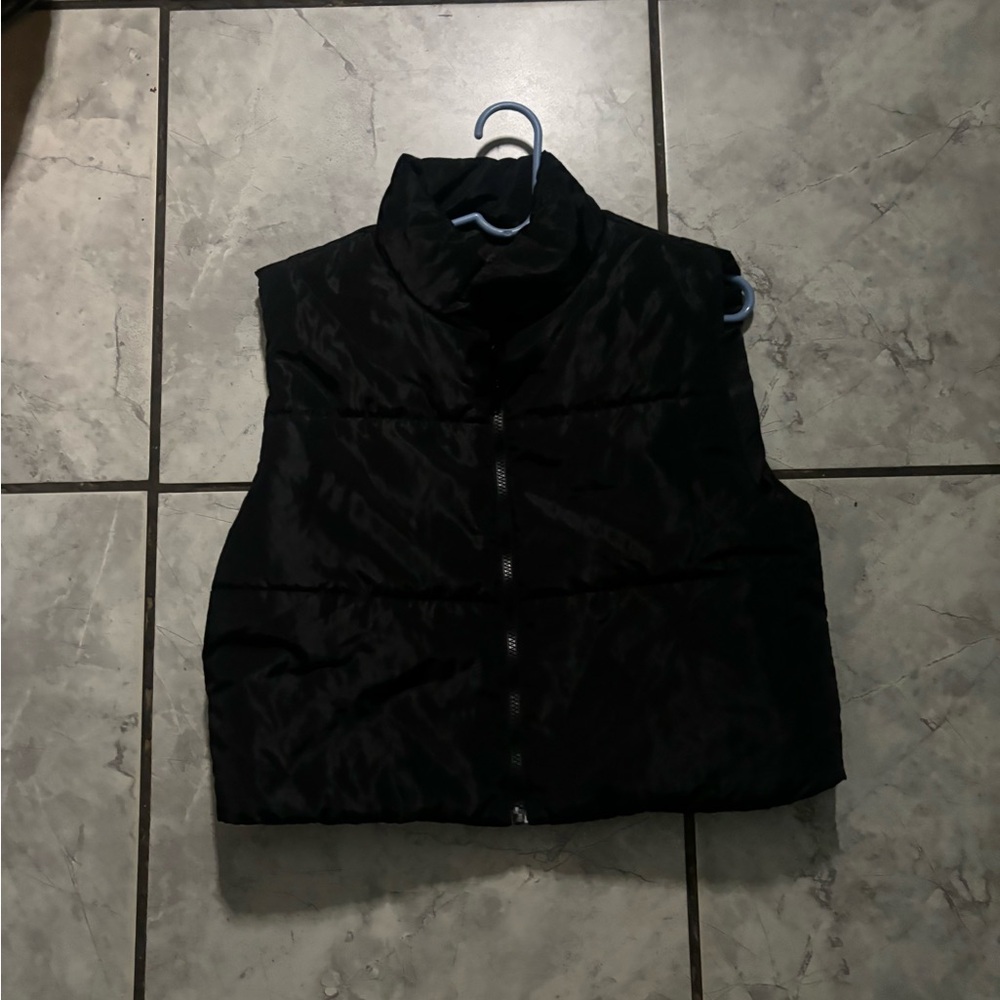 Black Puffer Vest